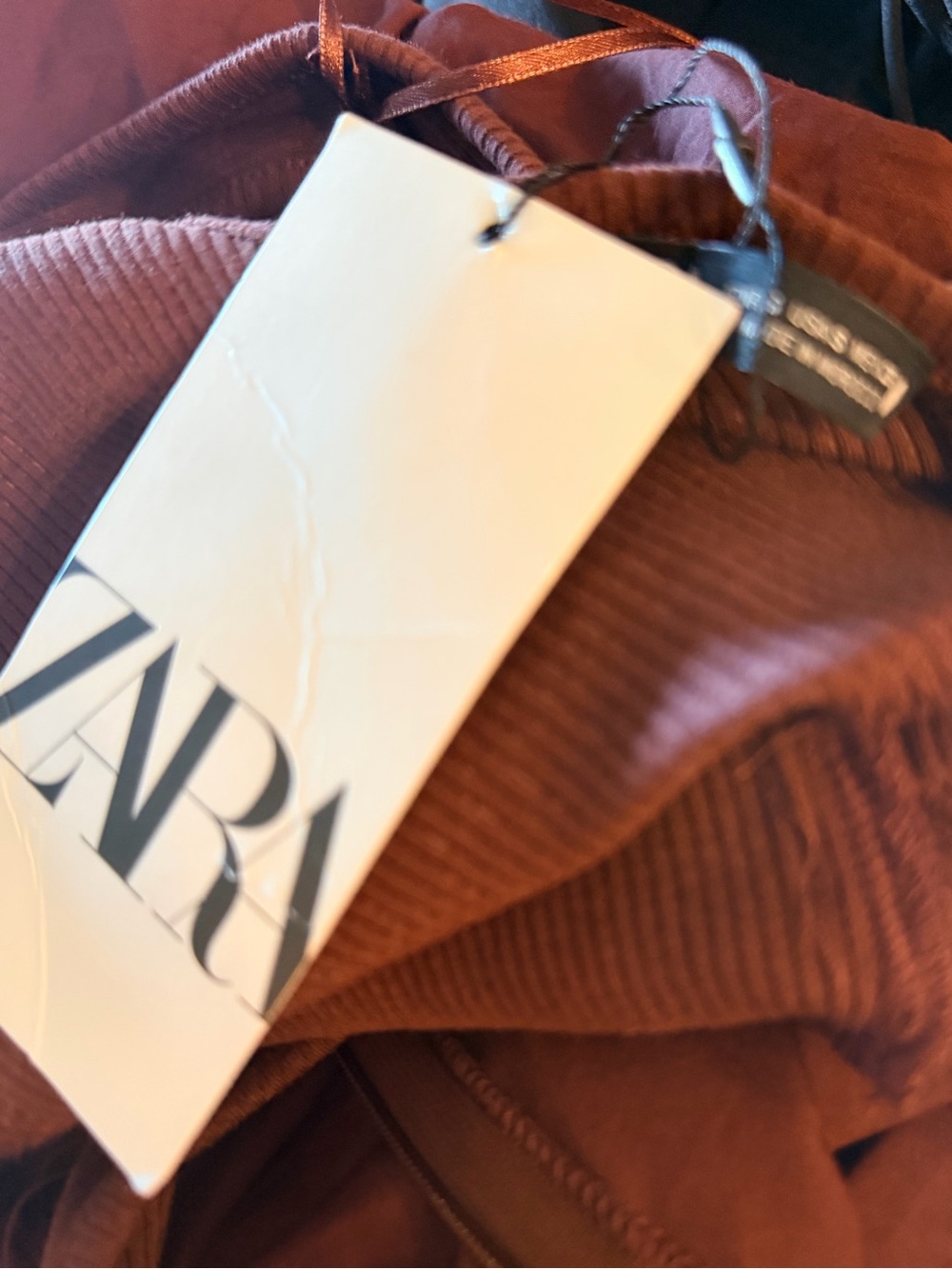 Zara Burgundy Wrap Style Layered Dress with Side Ties - Picture 11 of 12